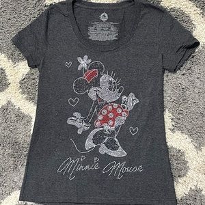 The Disney Store bejeweled sparkle Minnie Mouse tee